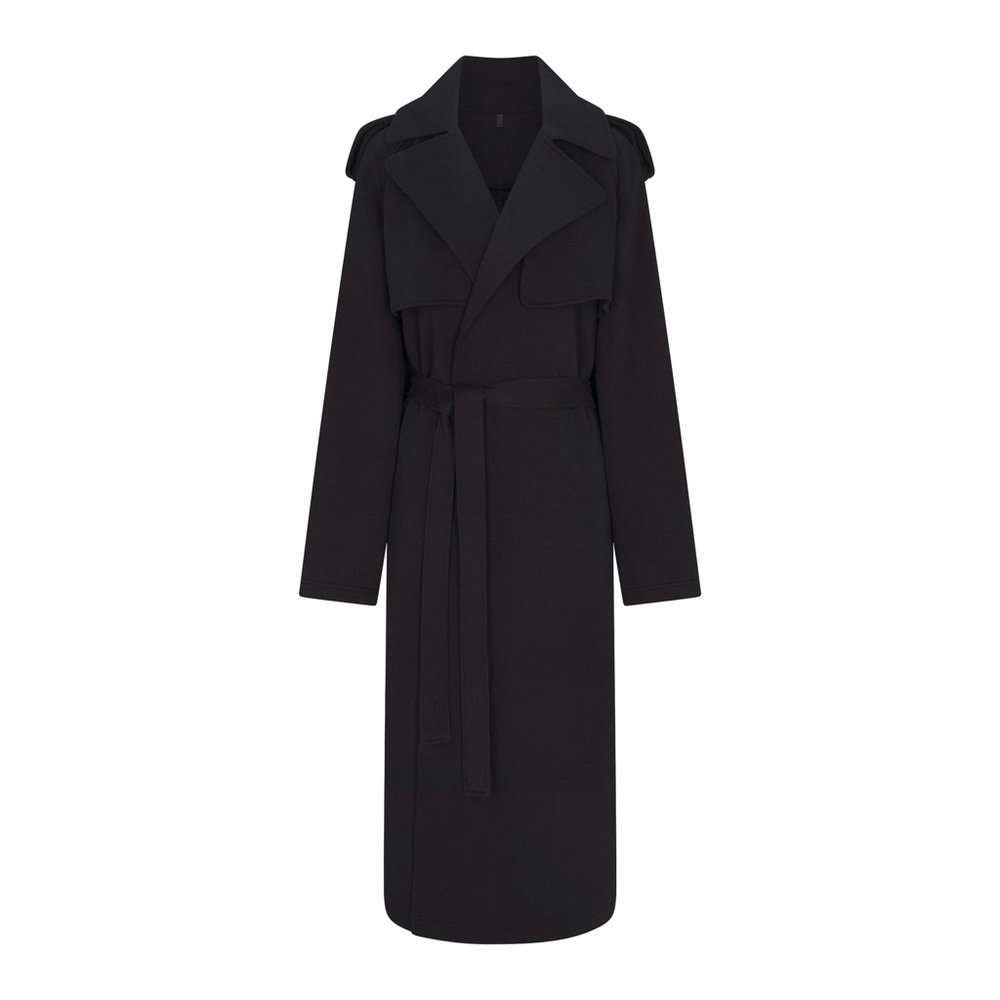 NWT Skims Boyfriend Fleece Oversized Trench Coat Size M